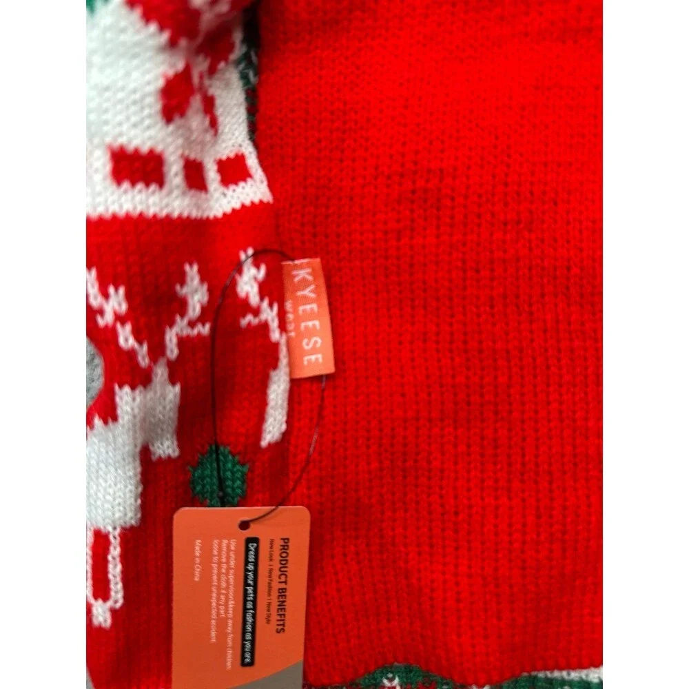 Dog Holiday Sweater made by Kyesse xl NWT